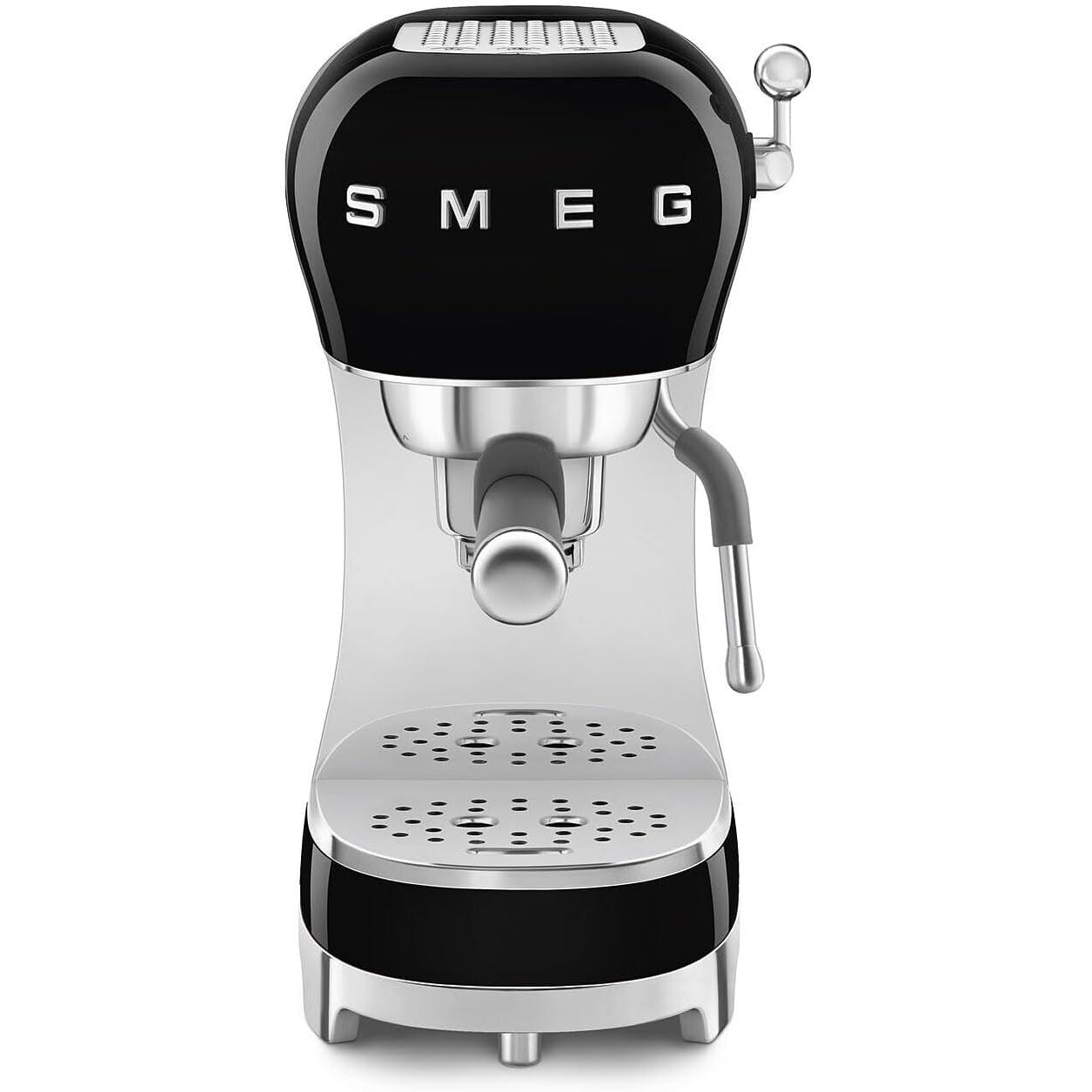 Cafetera Espresso SMEG 50'STYLE Color Crema/Negro/Rojo