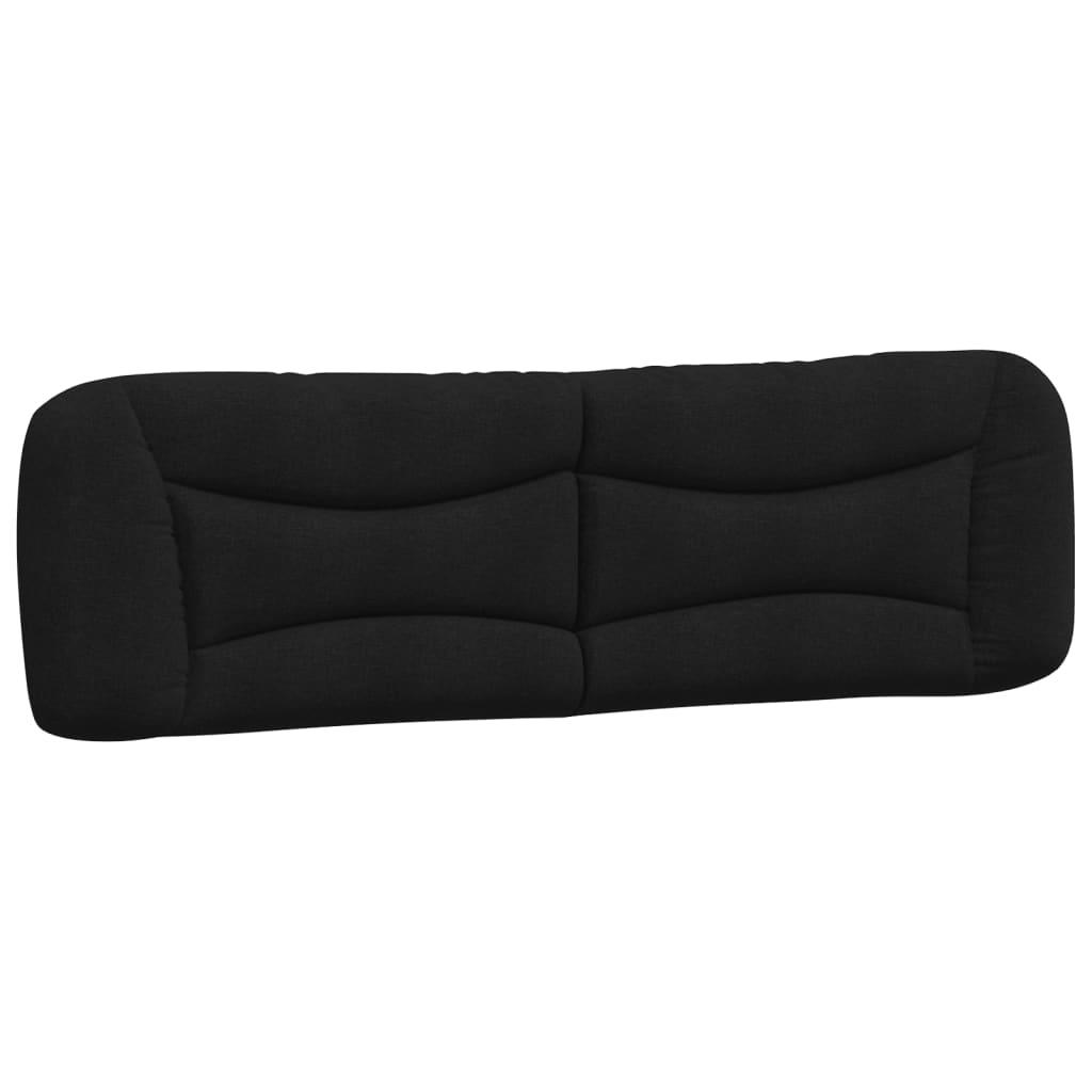 vidaXL Cabecero de cama acolchado Hvar tela negro 180 cm