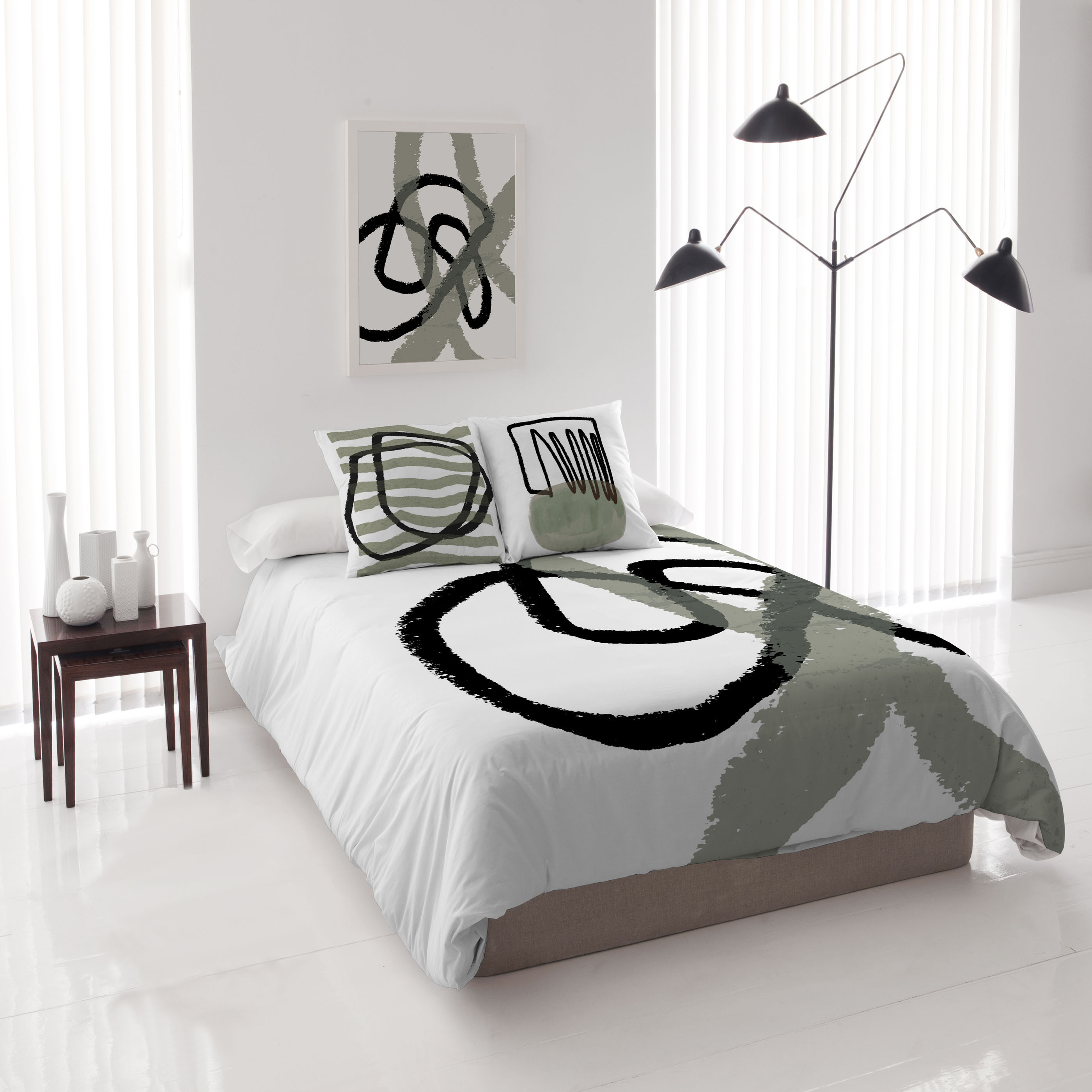 ICEHOME - Funda Nórdica Estampada 100% Algodón Extrasuave - Juego de Cama 2/3 Piezas Funda de Edredón y 1 o 2 Fundas de Almohada - Cama 90/135/150/180 - Fabricado en España