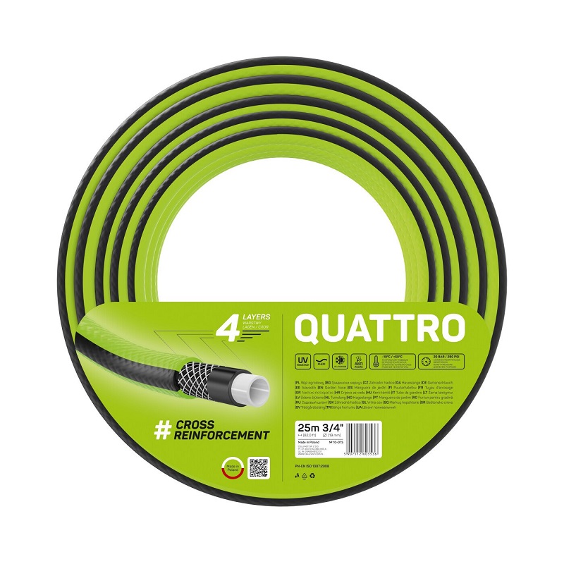 Manguera de jardín Quattro 3/4'' 25M - C 10-075
