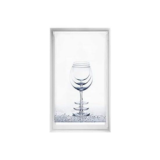 BLINDECOR - Estor Estampado EasyFix SIN TALADRAR - Estor Enrollable para Ventana - Estor Elegante y Práctico - Estor Enrollable con Diseño Único