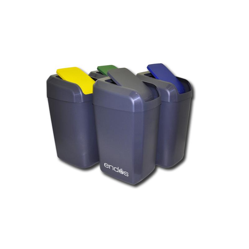 Cubos basura reciclaje