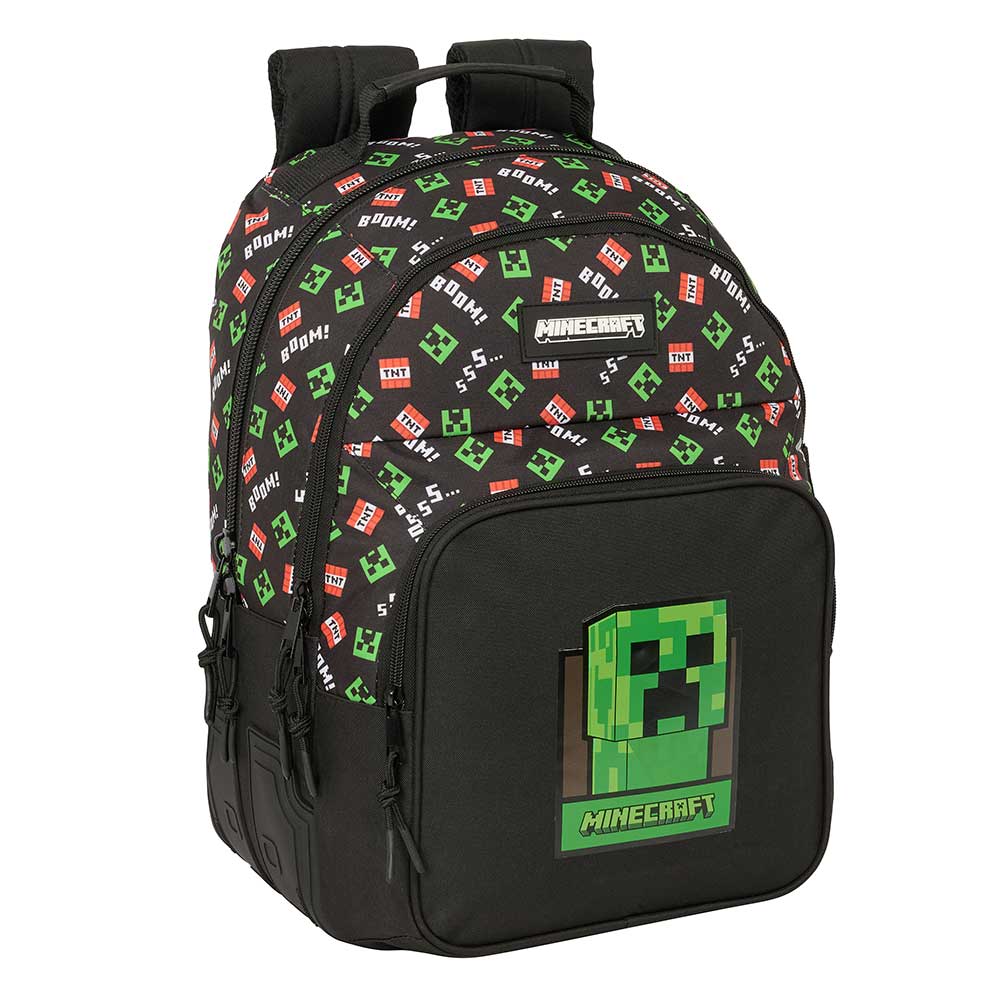 MOCHILA DOBLE ADAPT.CARRO MINECRAFT