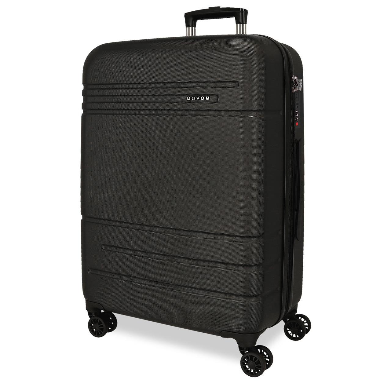 Maleta grande Movom Galaxy negro 53x78x31 cm