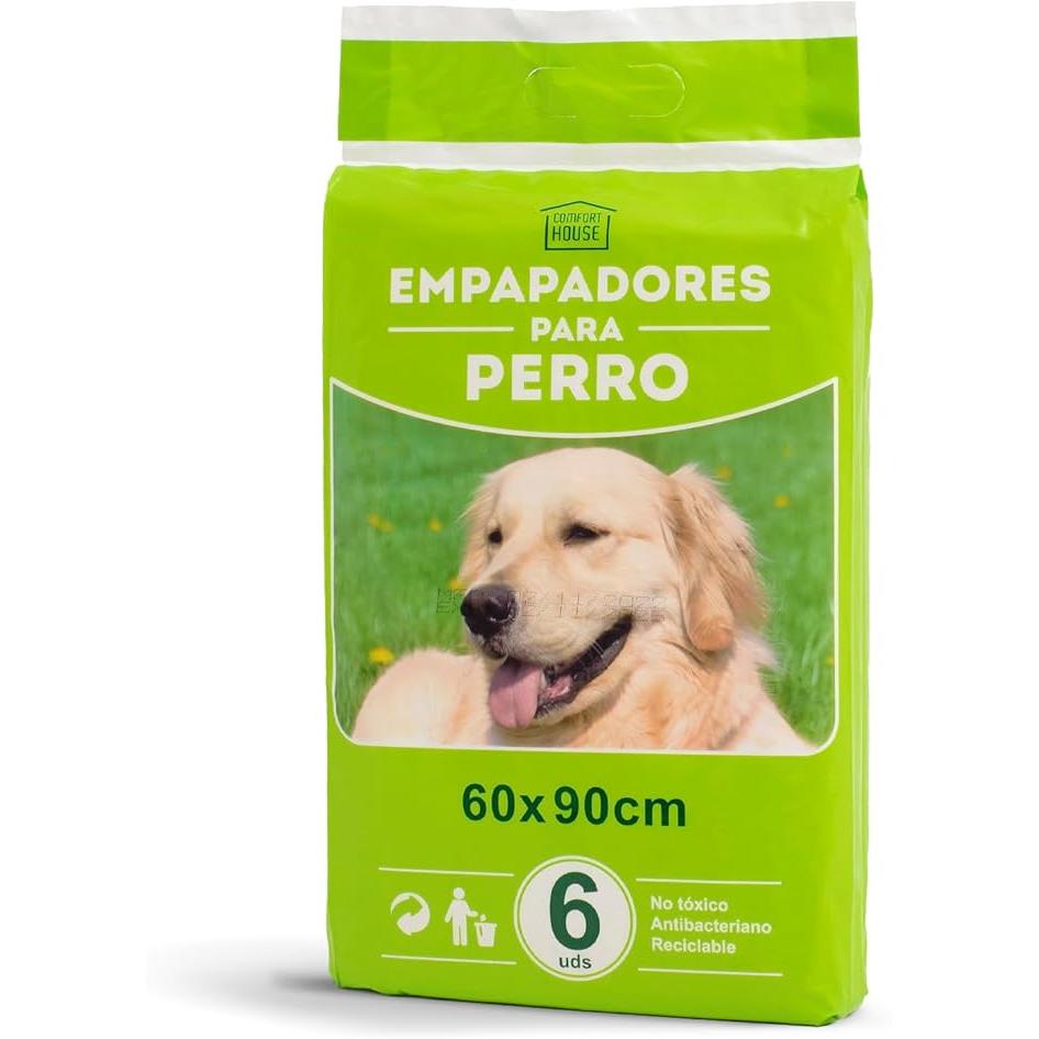 COM-FORT HOUSE Empapadores para Perro - 60CMX90CM - Paquete de 144 Unidades - Máxima Absorción