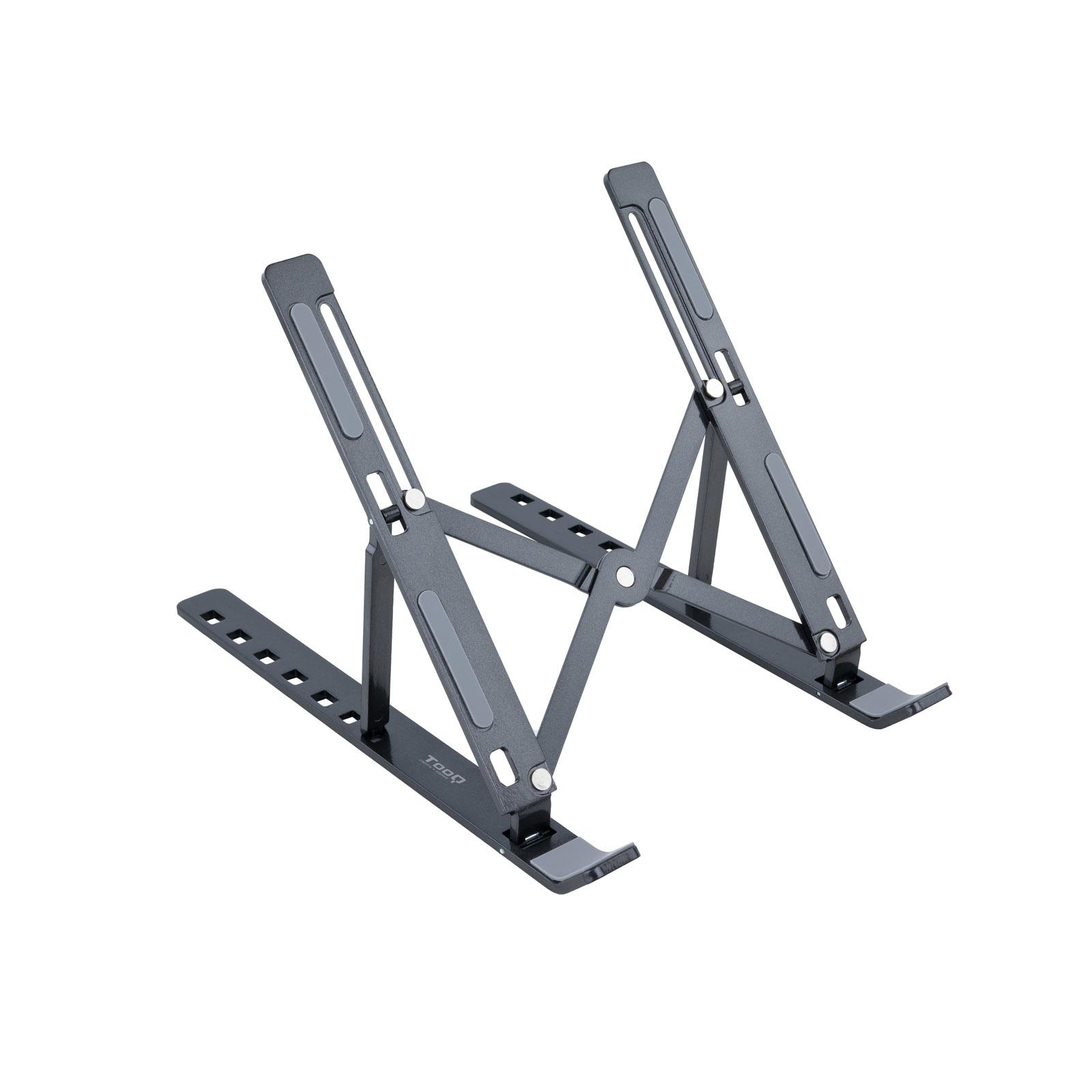 Tooq riser stand for laptops, tablets, mobile phones and books, dark gray