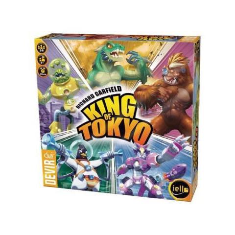 King of Tokyo - Juego de Mesa de Monstruos y Estrategia Devir Iberia    Juego, mesa, entretenimiento, diversión, familia, amigos, estrategia, tablero, cartas, retos, equipos, creatividad, clásico, moderno, temático, dinámico, competitivo
