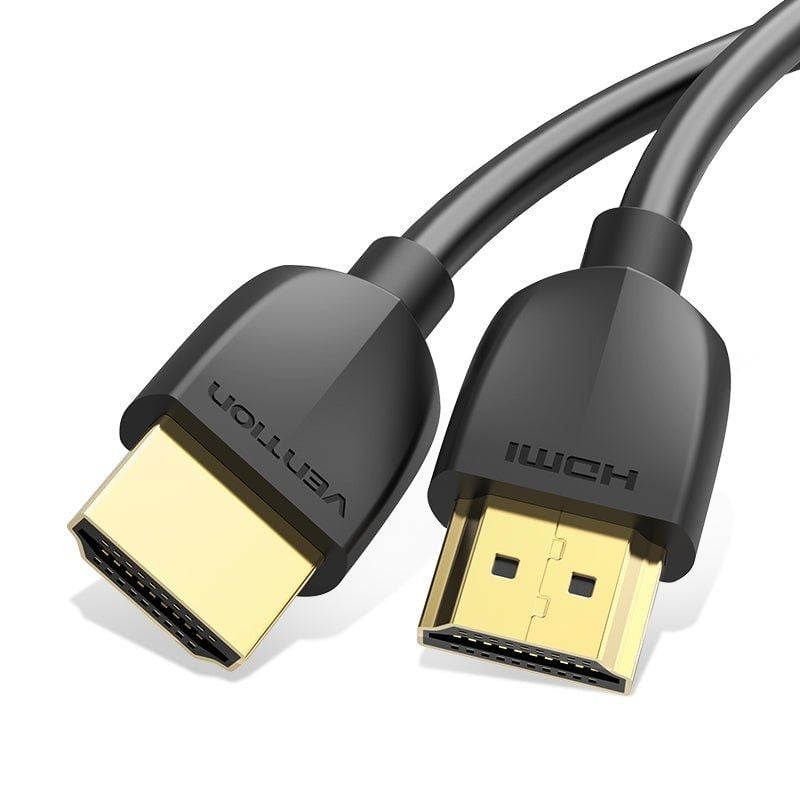 Cable hdmi 2.0 4k portatil vention aaibg/ hdmi macho - hdmi macho/ 1,5m/ negro