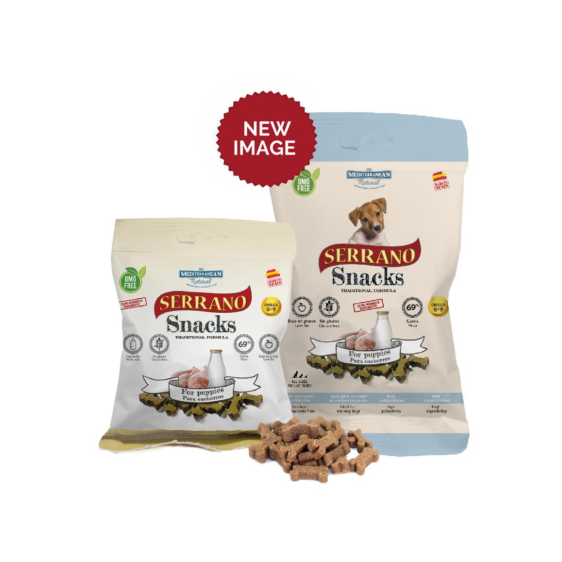 MEDITERRANEAN Natural Serrano Snacks para Perros 12X100 GR