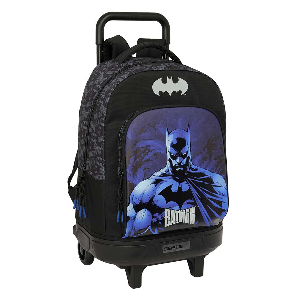 MOCHILA GDE. C/RUEDAS COMPACT EXTRAIBLE BATMAN