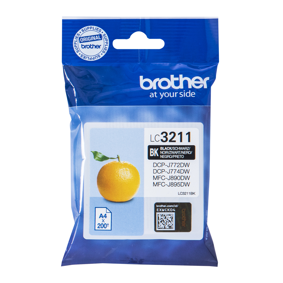 Cartucho de Tinta Negro Brother LC3211BK para Impresión de Calidad óptima