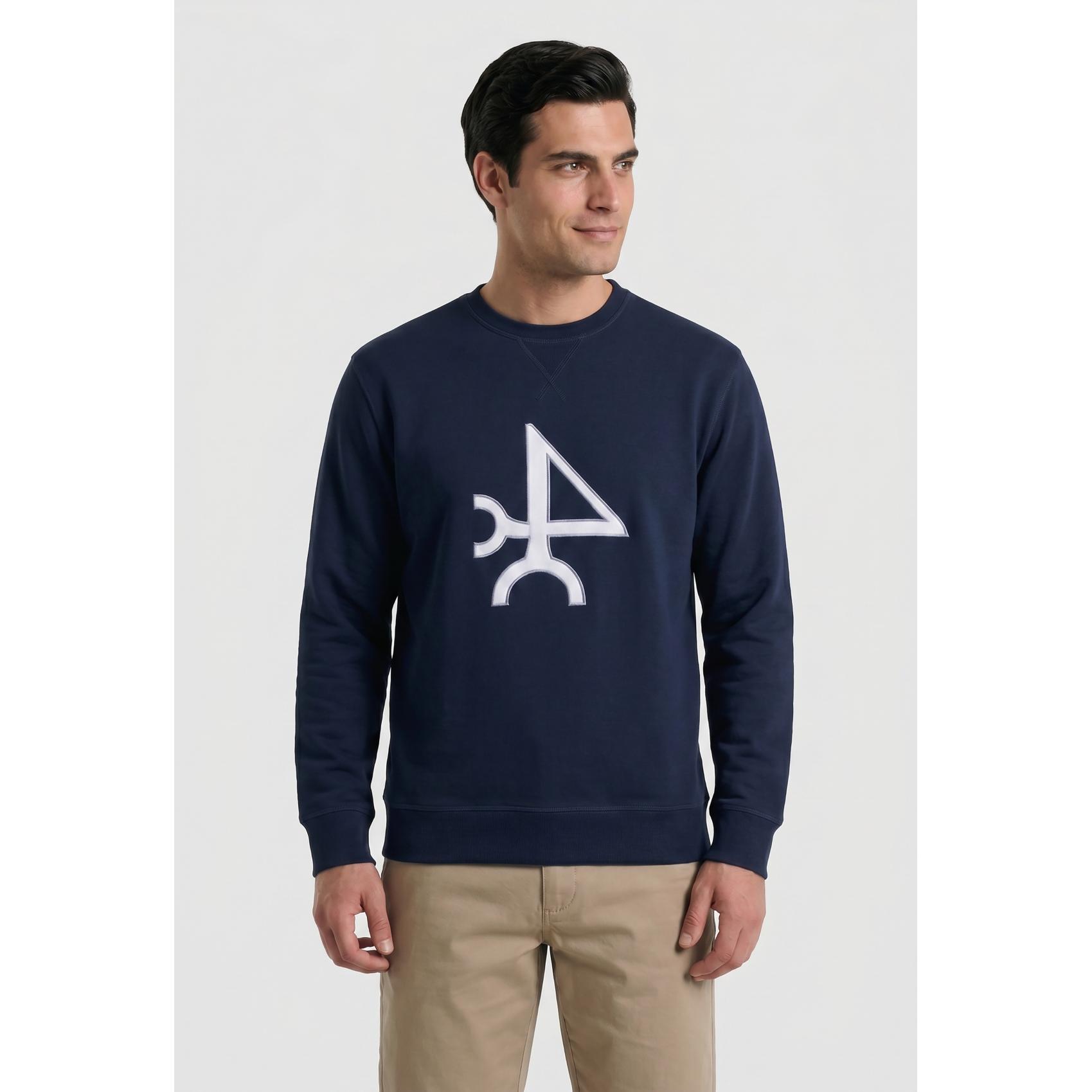 Sudadera Valecuatro logo azul marino