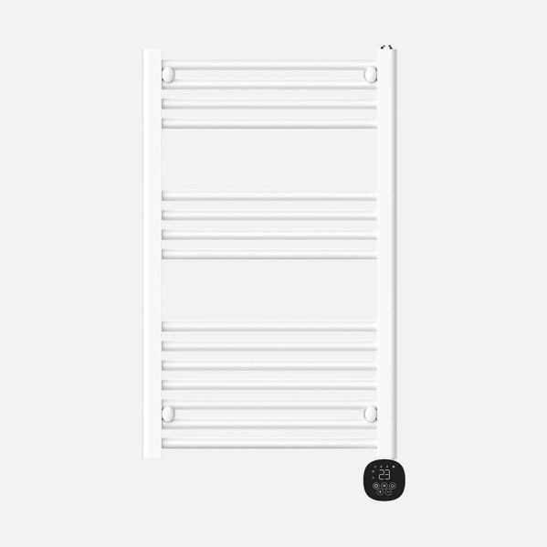 ABRILA - Scuti - Toallero Eléctrico Blanco 500W | Tres Modos de Calefacción | Display Táctil | Anti-hielo | Temporizador | Blanco