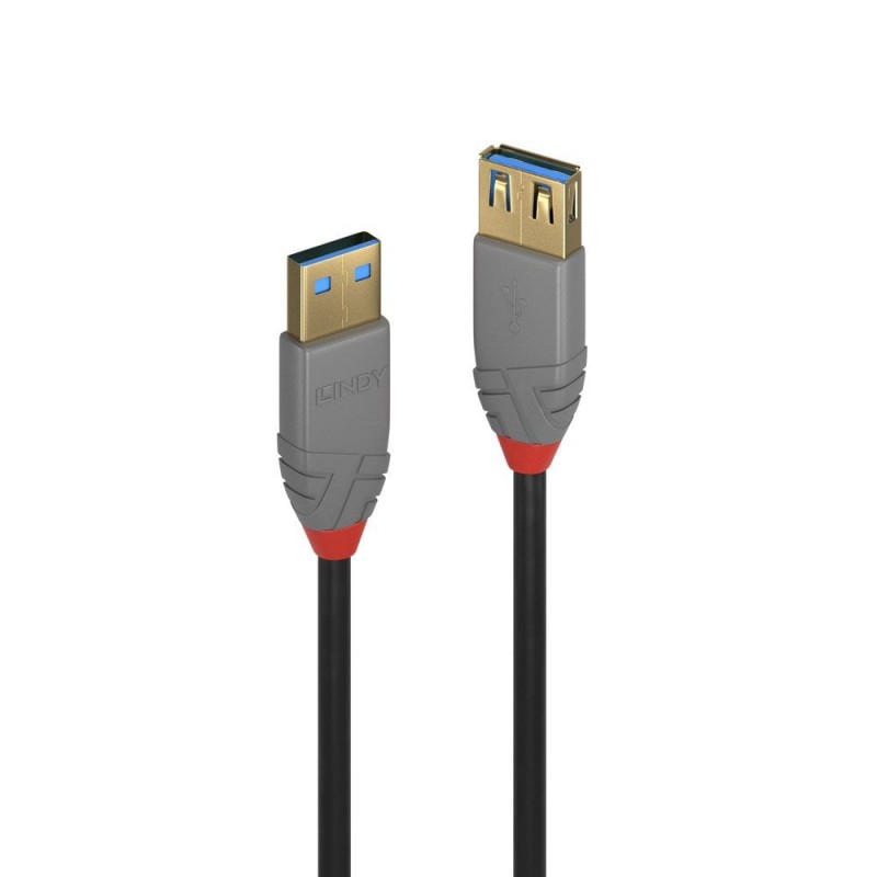 Lindy - 36763 cable USB USB 3.2 Gen 1 (3.1 Gen 1) 3 m USB A Negro 36763
