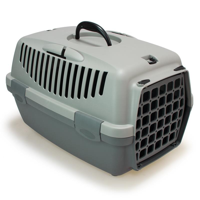 Transportin de plastico reciclado para mascotas ECOLINE ARQUIVET 61 x 40 x 38 cm MOD3