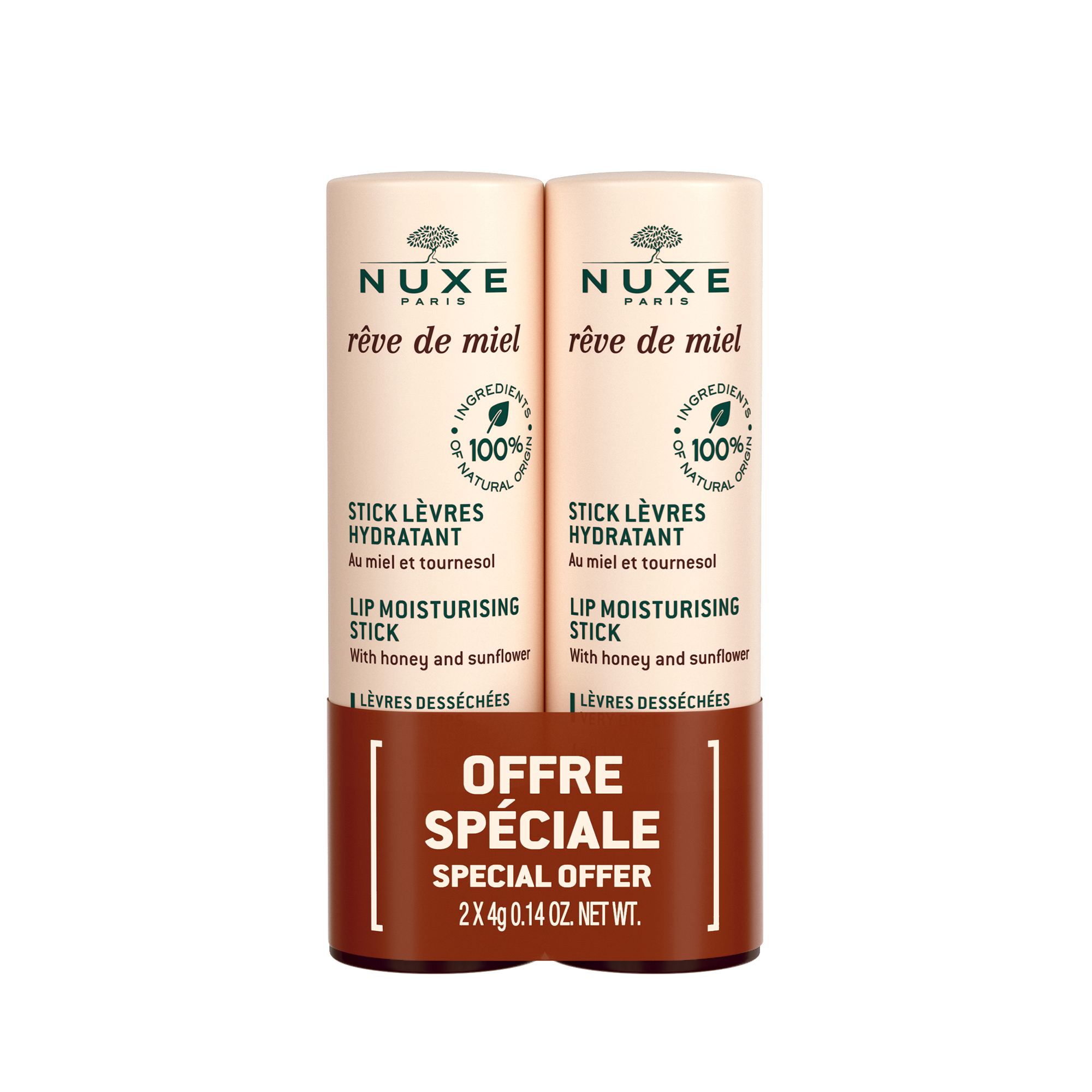 Rêve de miel stick de labios 8 g de 4g (Miel)  Nuxe