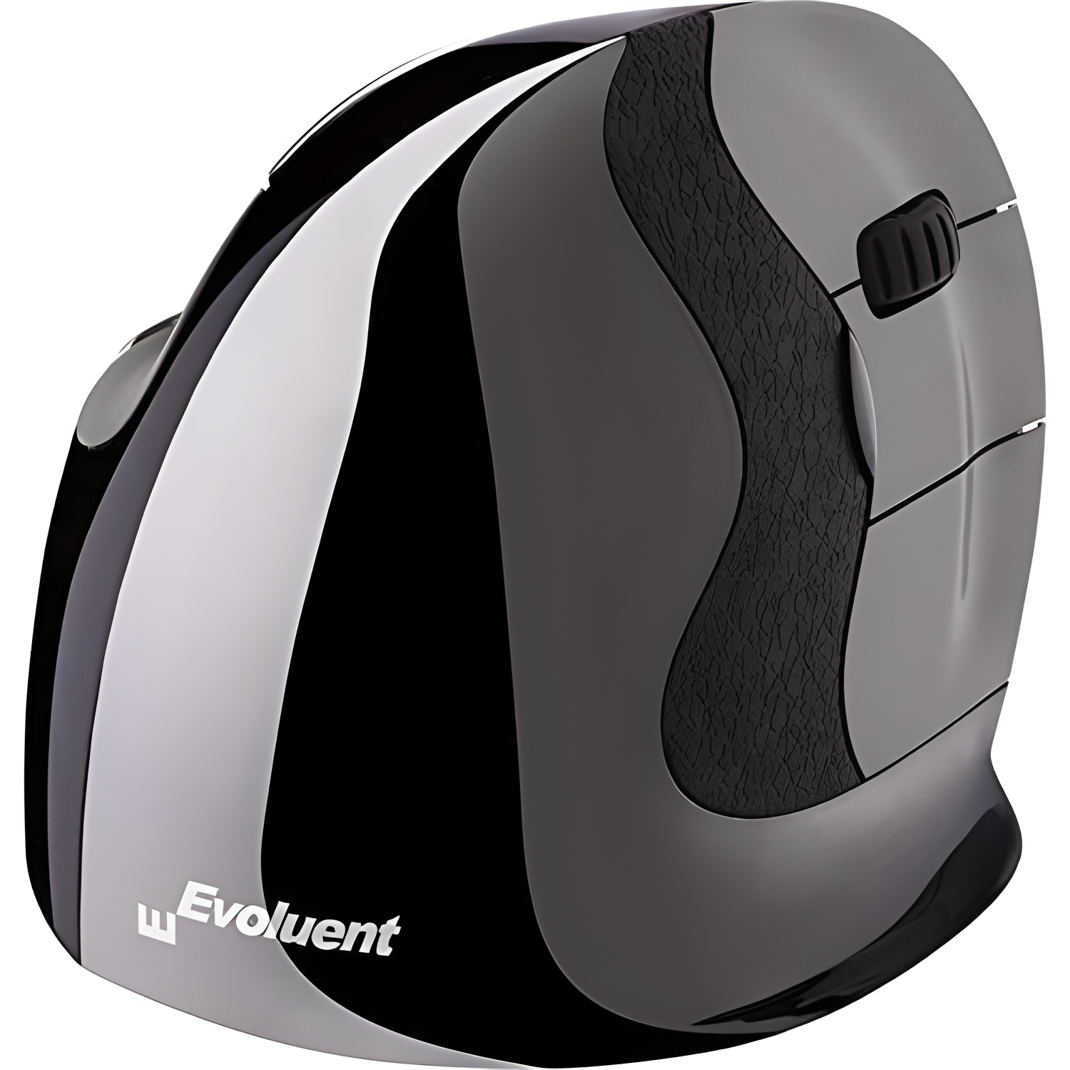Evoluent VerticalMouse D - Wireless ergonomic mouse for right-handed users, medium size, features adjustable pointer speed and customizable buttons for enhanced comfort and productivity.