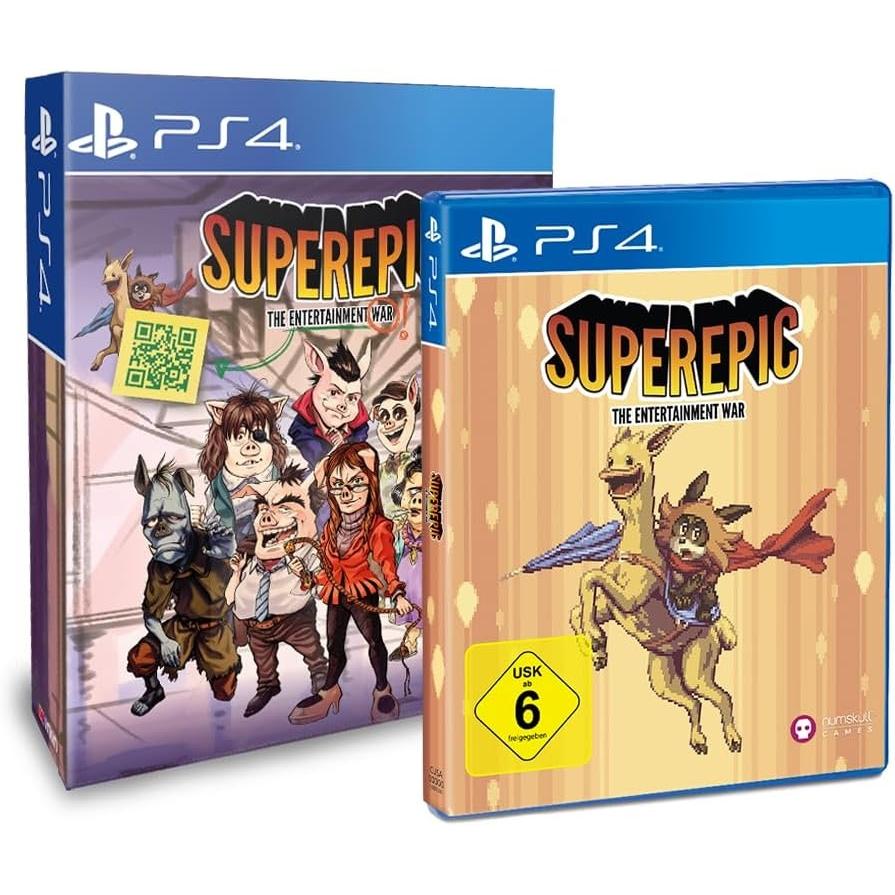 SuperEpic: The Entertainment War Special Limited Edition Juego Fisico para Consola Sony PlayStation 4 PS4