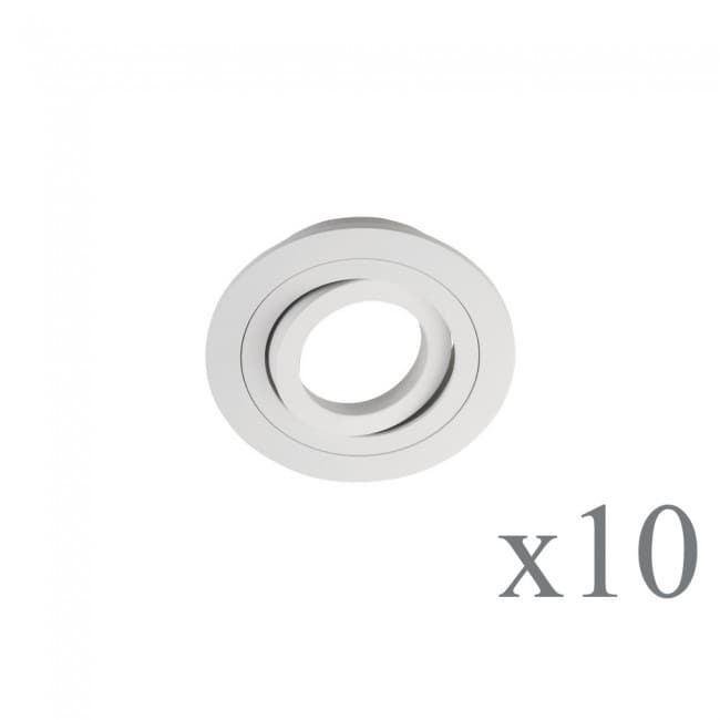 Wonderlamp Pack 10 Classic redondo blanco