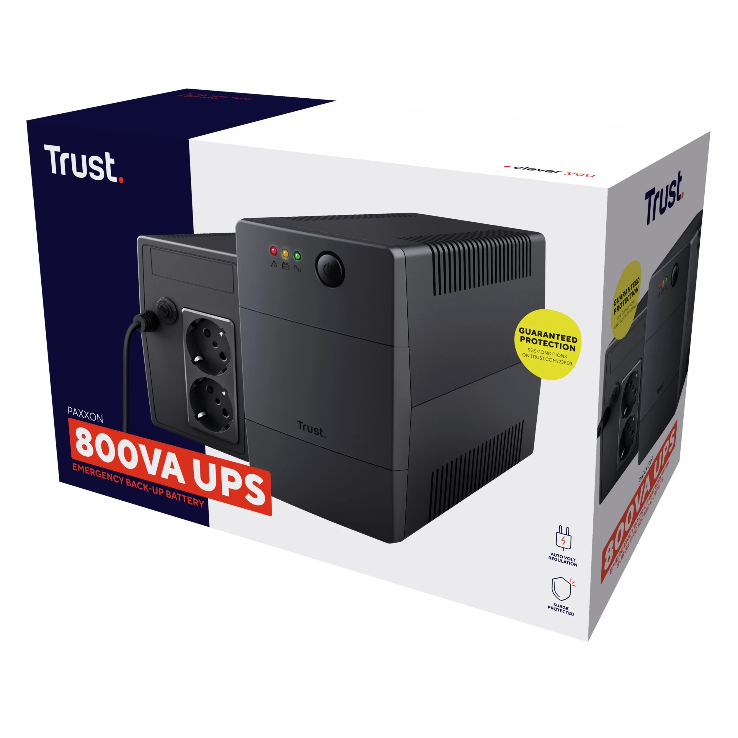 SAI (UPS) TRUST Offline 0,8 kVA 480W SAI PAXXON 800VA
