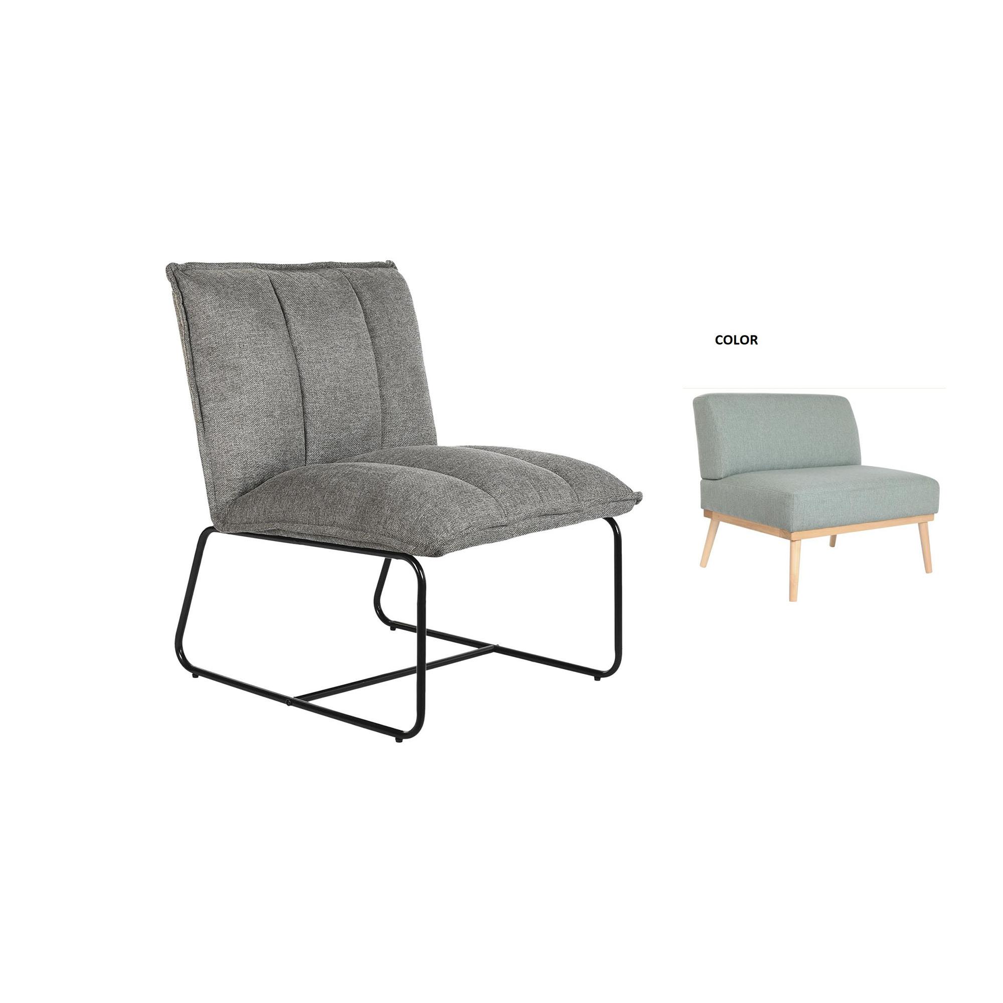 SILLON POLIESTER METAL 66X71X77 VERDE MENTA FIJALO MB209906