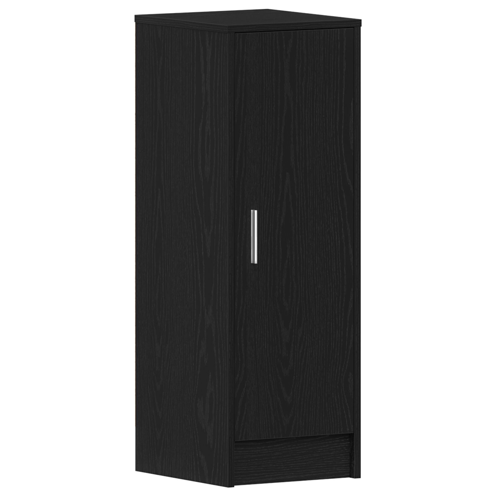 Armario para zapatos vidaXL Negro Roble 32x35x92 cm de madera