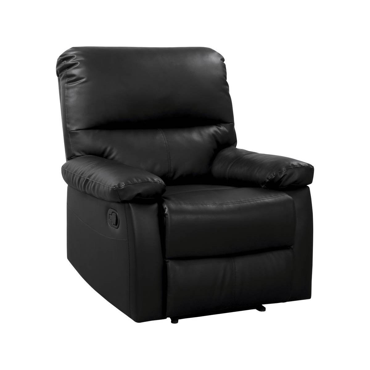 Habitat y Jardin - Sillón reclinable Lincoln - Color negro