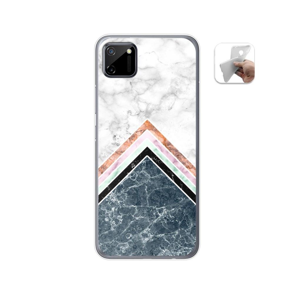 Tumundosmartphone Funda Gel TPU Realme C11 Personalizada Diseño Mármol 05