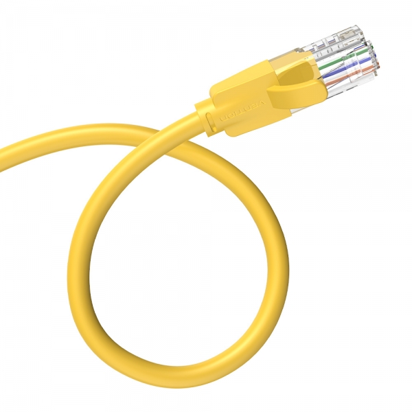 Vention cable de red utp rj45 cat.6 - 2m - color amarillo