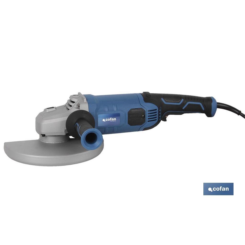 COFAN - Amoladora angular de 2400W | Amoladora angular Ø230MM de arranque progresivo