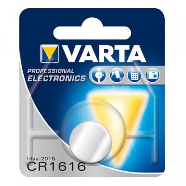 Pila Litio CR1616 VARTA 3Vdc 55mAh (Blister 1 Pila)