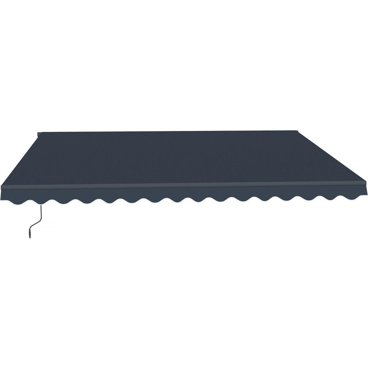 Habitat y Jardin - Toldo de aluminio  - 395 x 300 cm - Gris