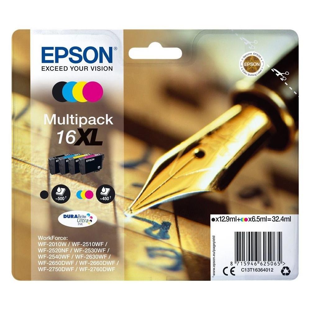 Epson - Cartucho de tinta C13T16364012 para impresoras Epson, alta calidad y rendimiento duradero en documentos y fotos