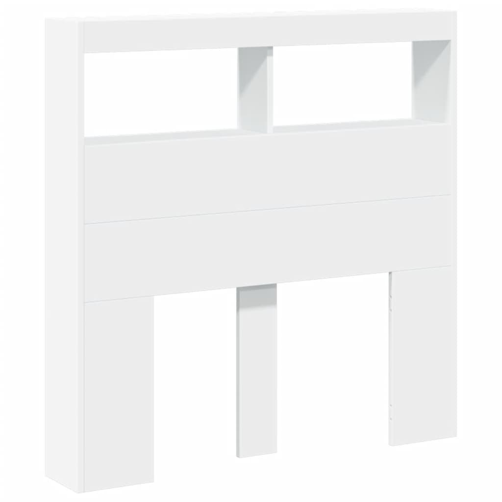 vidaXL Cabecero de cama con luz LED 100x17x102 cm