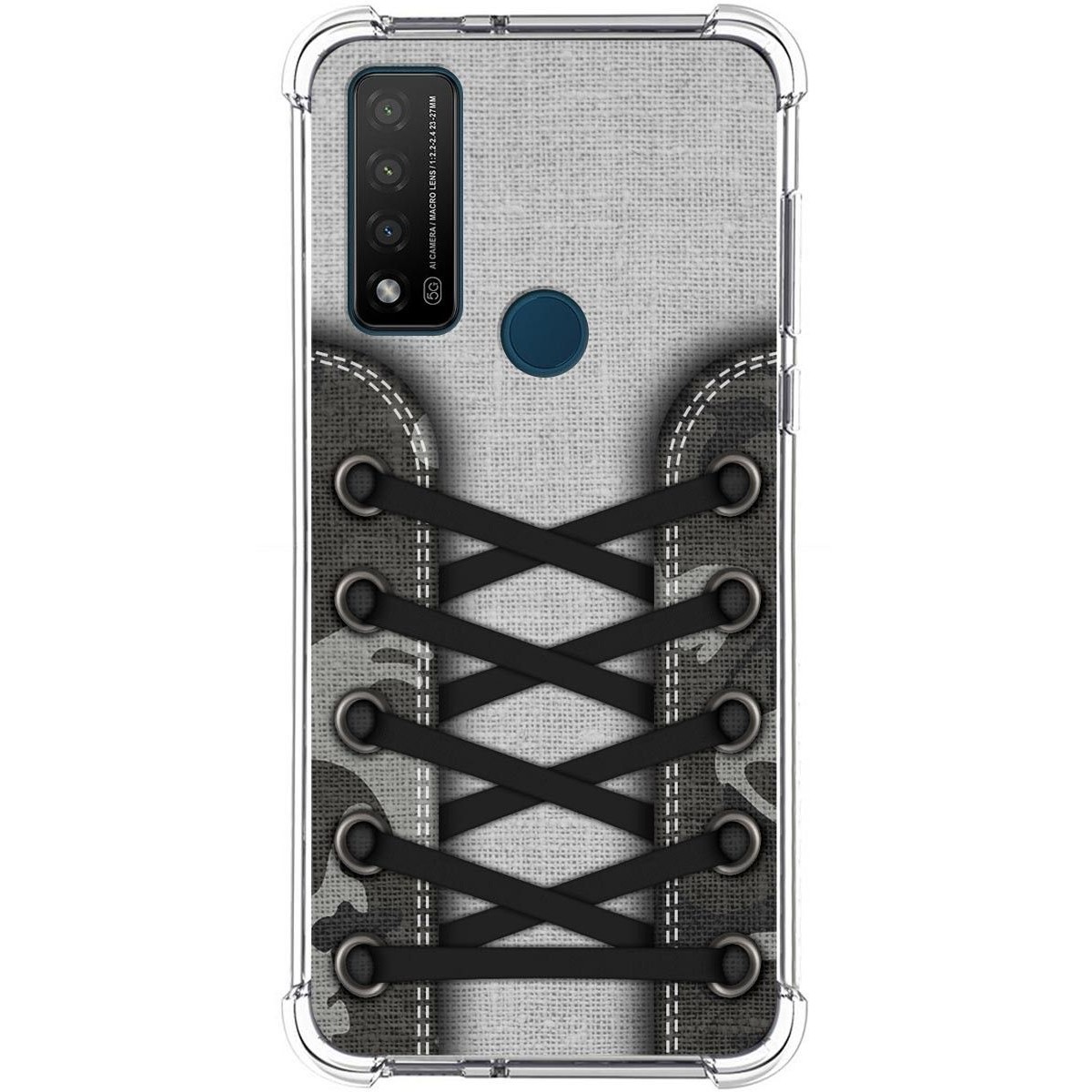 Funda Silicona Antigolpes para TCL 20 R 5G diseño Zapatillas 16 Dibujos