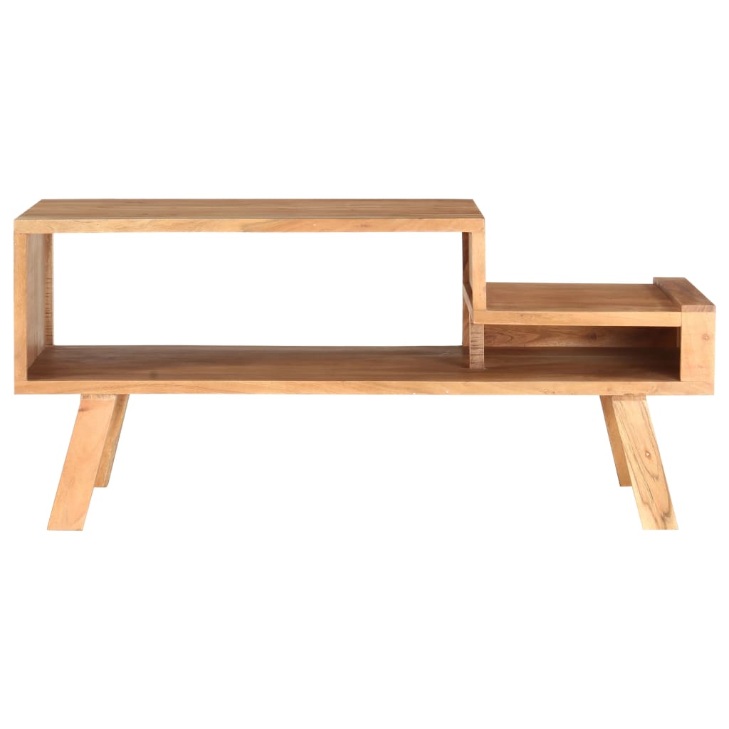vidaXL Mesa de centro de madera maciza de acacia 100x50x45 cm Mesita de Salón o Comedor o Auxiliar Mesa de Café Meuble Salón
