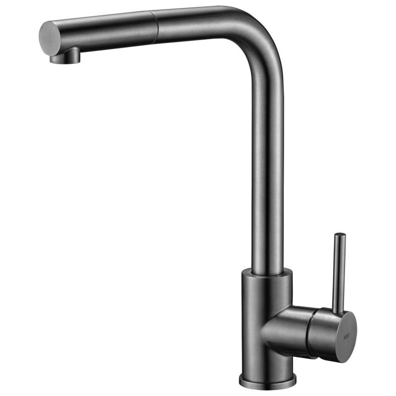 Imex Malta GCE006/BGM grifo de cocina monomando extraíble acabado black gun metal