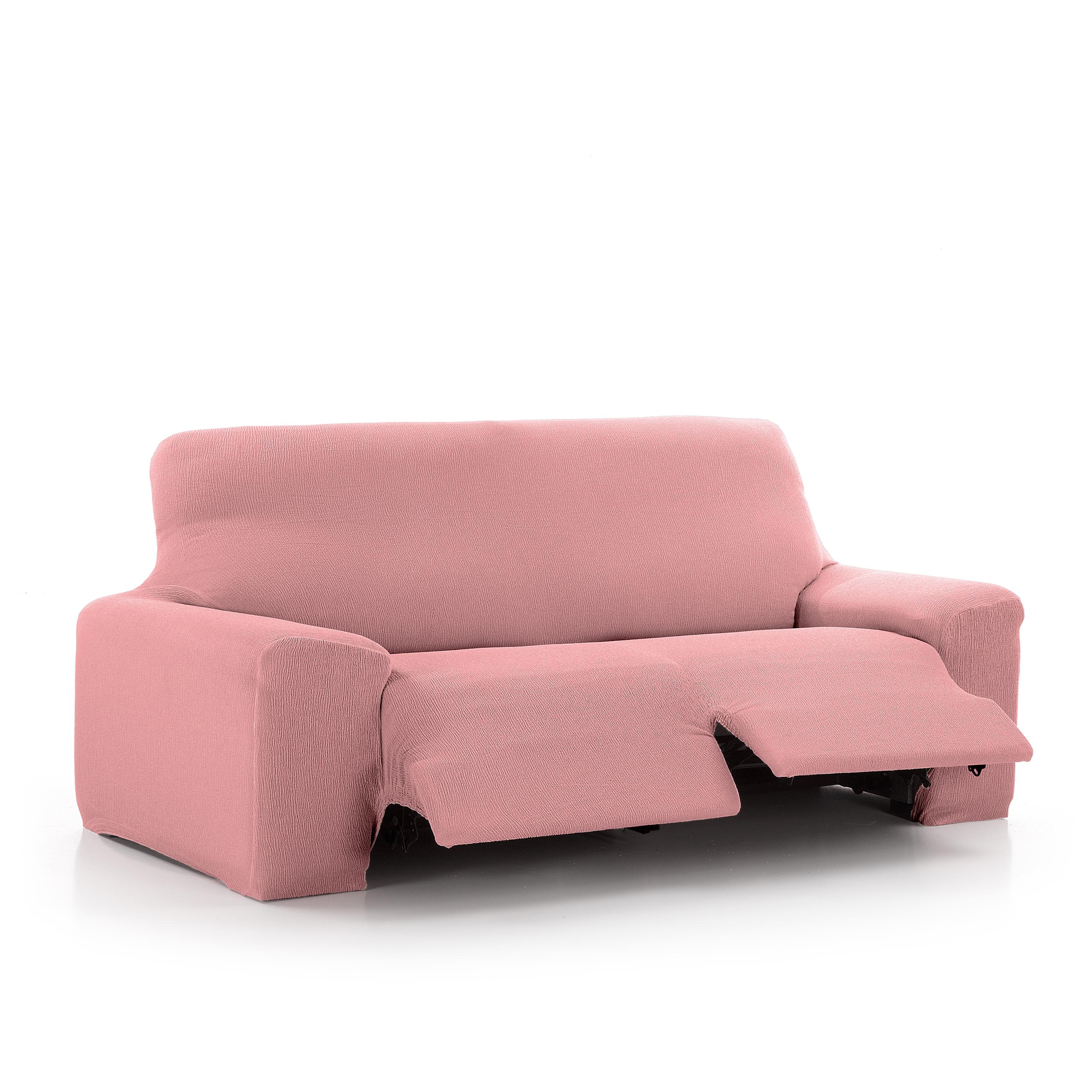 NORDIC HOME Funda de Sofá Elástica 3 Plazas Relax Vera Antracita