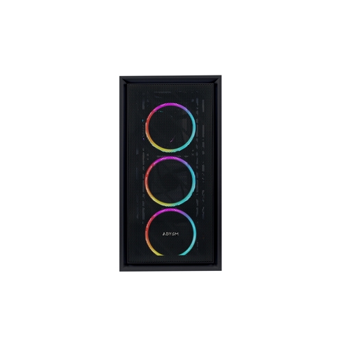 Caja ATX Abysm Gaming Danube Kamp Negra