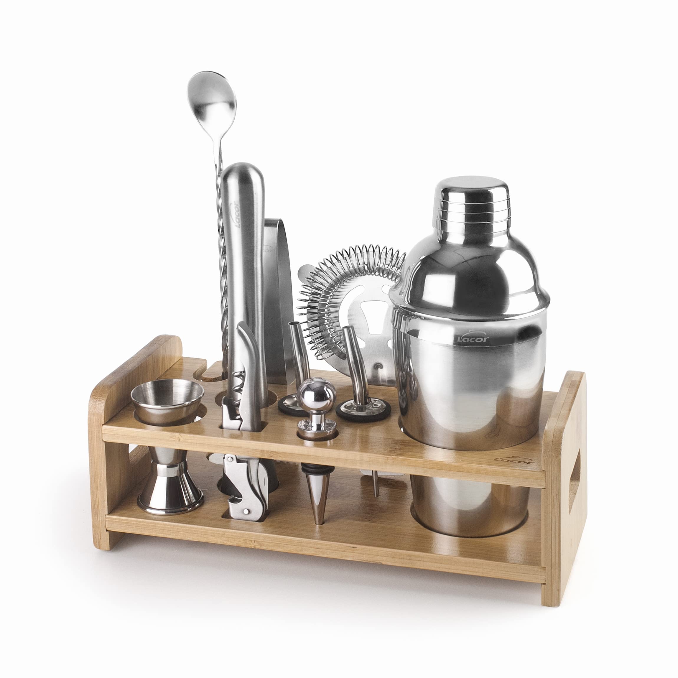SET COCTELERÍA ACERO INOXIDABLE