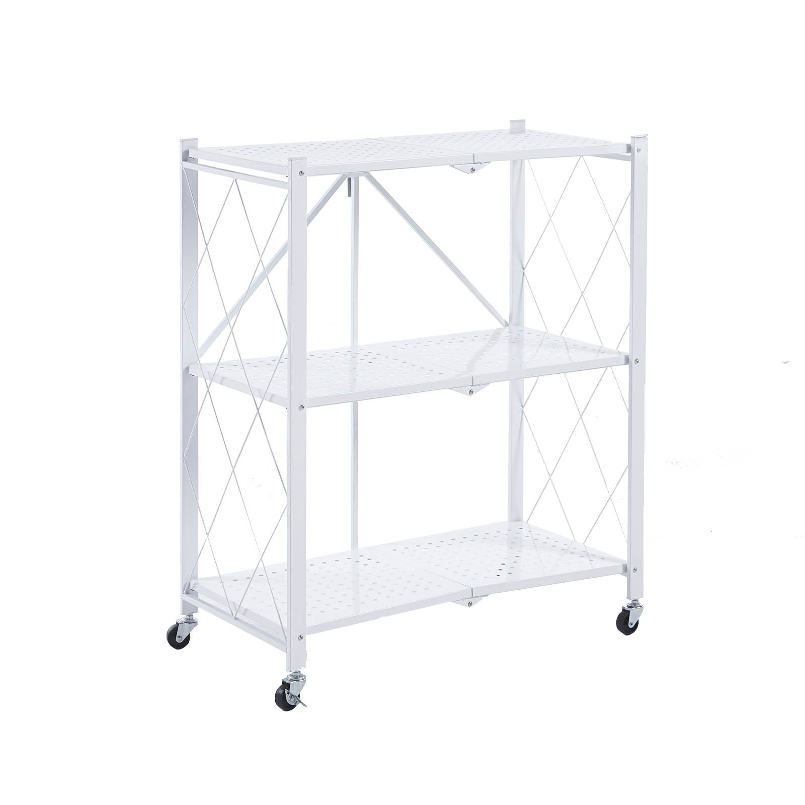 Catterhouse Estantería Metálica Plegable Catter House Kim 84 - 71,5x36x84 Cm Blanco