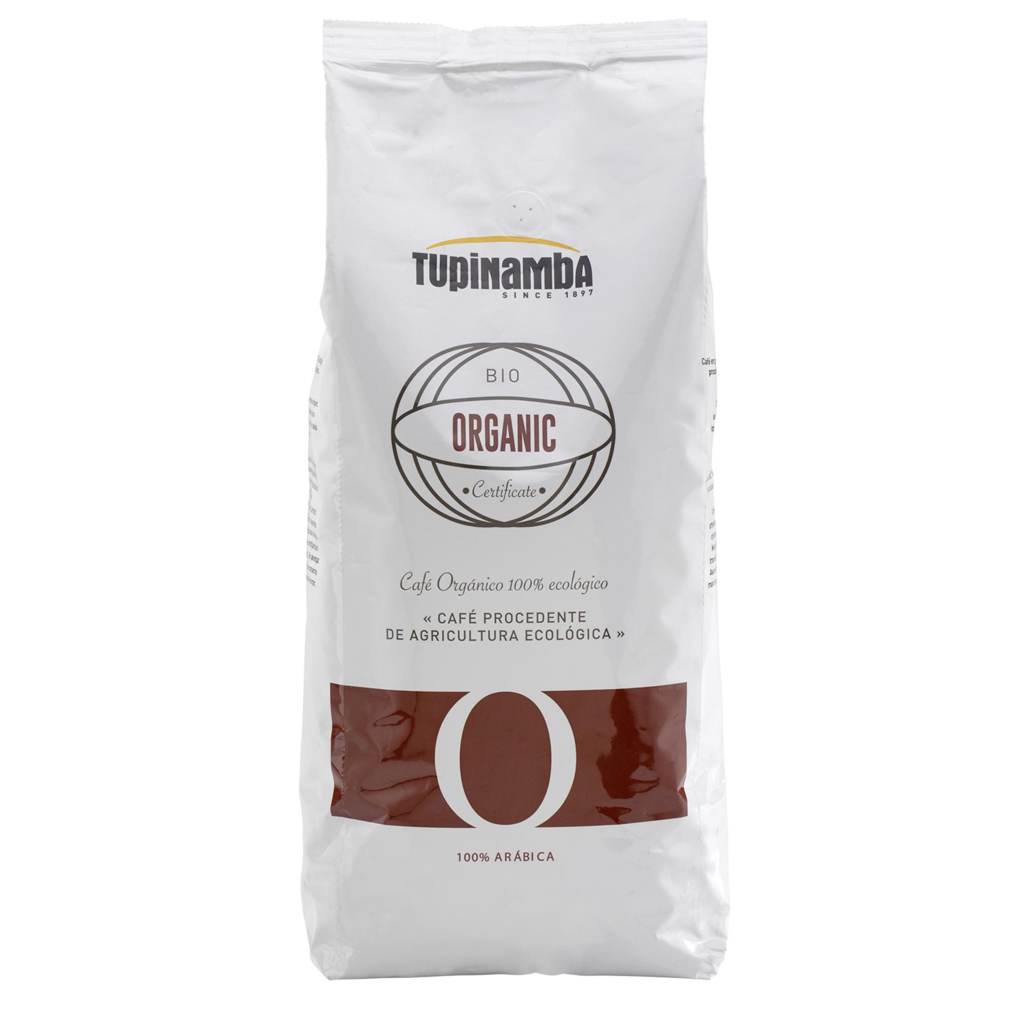 Café en grano Tupinamba Organic Bio Cartificado 100 % Natural y 100 % Arabica agricultura ecológica cafe mundi 1 kg