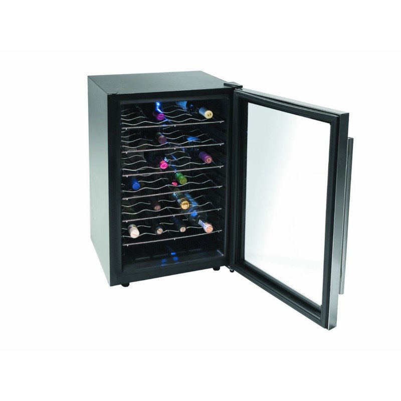 Lacor Armario Refrigerador Vinoteca Inox 28 botellas 80W Lacor