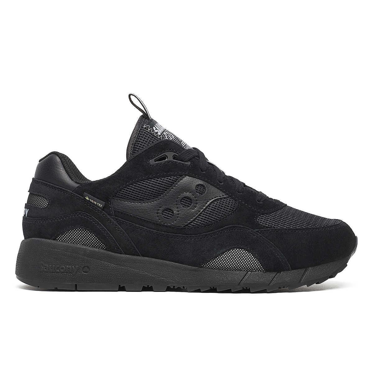 Zapatillas Saucony Shadow 6000 GORE-TEX para Hombre - Calzado Deportivo Impermeable con Tecnología Clima Resistente, Estilo Clásico en Negro
