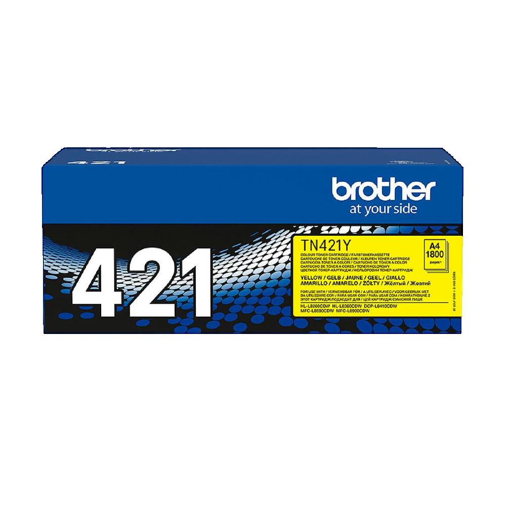 Brother TN421Y Original Toner Jaune