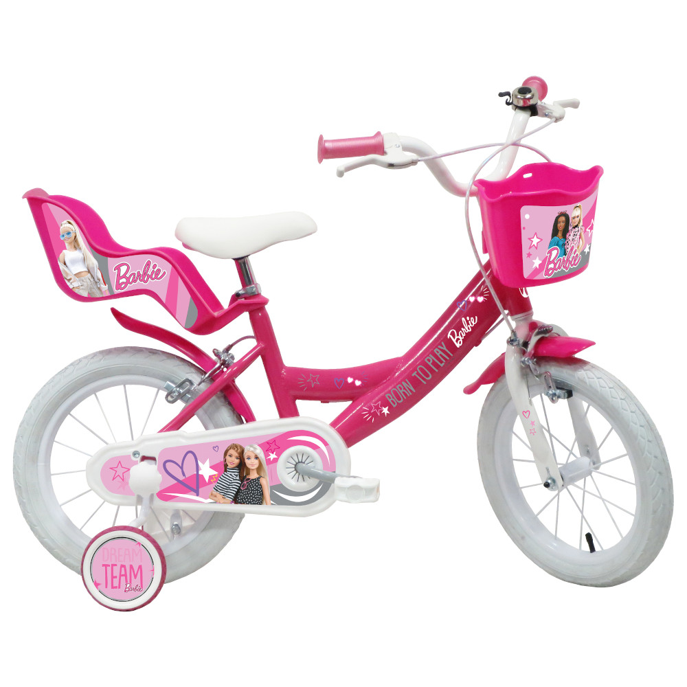 VItalgym Bicicleta Infantil de Niñas 14" Barbie