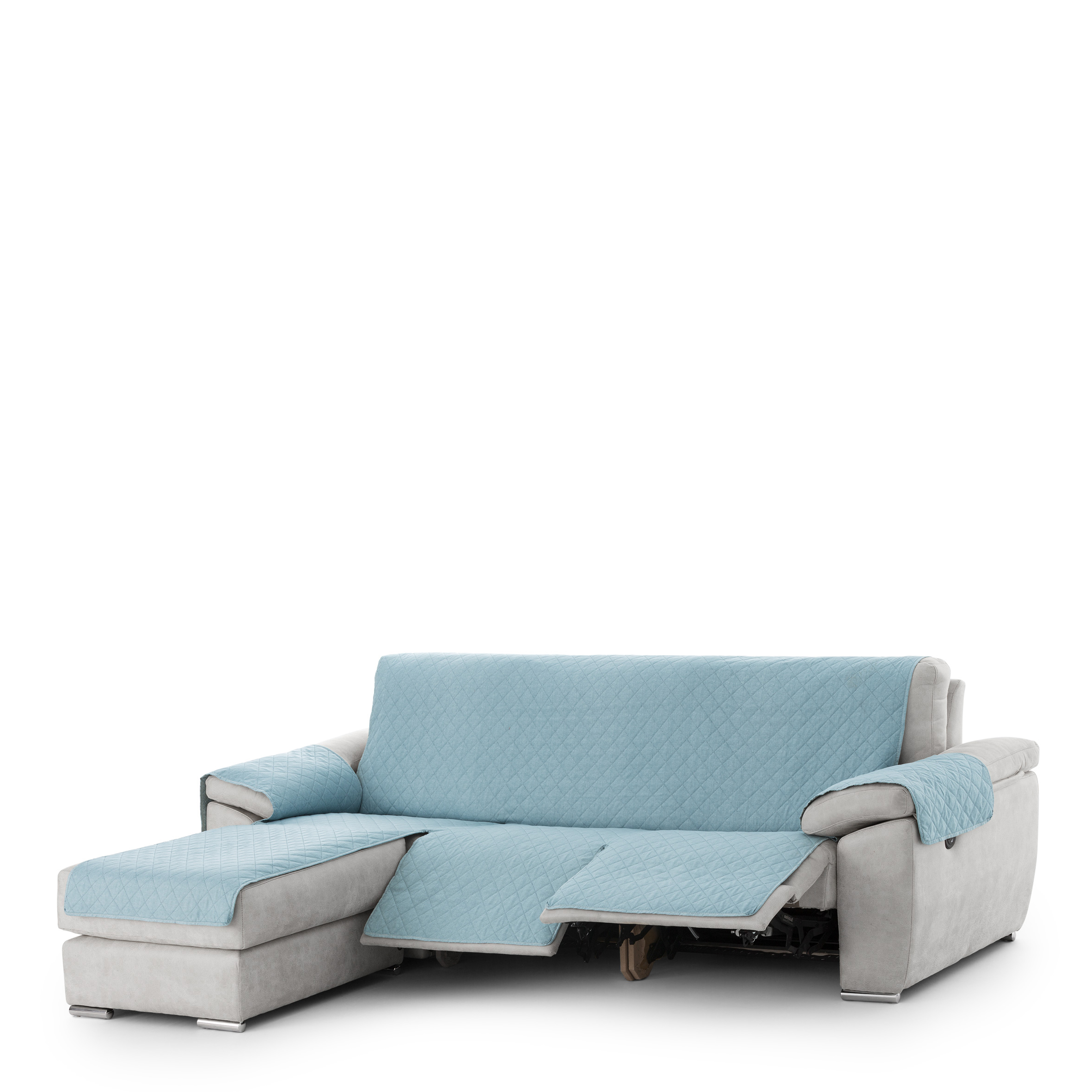 Funda de sofa  chaise longue relax m/3  izq. c/04, Tamaño normal izquierda (mirando de frente) 100x240x110cm, Fabricado en España