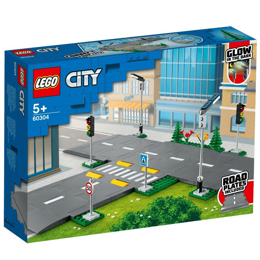 LEGO CITY - BASES DE CARRETERA, 60304, TIENDA CON LICENCIA OFICIAL, CONSTRUCCIÓN, LADRILLOS, CIUDAD, ENVÍO URGENTE PENÍNSULA 24-48 HORAS, JUGUETES, BRICKS, PIEZAS, BLOQUES