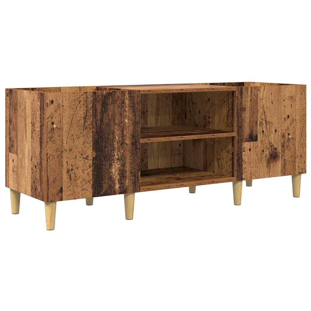 vidaXL Mueble para discos de madera de ingeniería 121x38x48 cm Multicolor