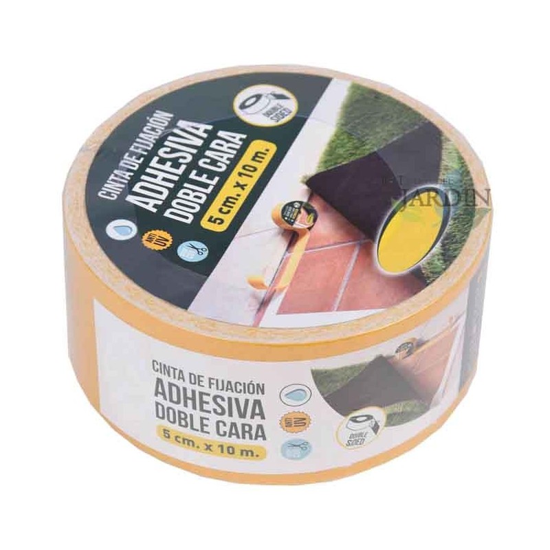 Suinga Cinta Adhesiva para Cesped Artificial doble cara 5 cm x 10 metros | Banda de Unión Interior y Exterior para Cesped Artificial